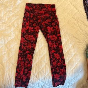 Lululemon Fast and free legging 7/8 length size 6